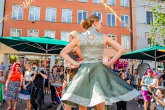 Modeschau-Hauptplatz Harley-Davidson Charity-Tour 2019