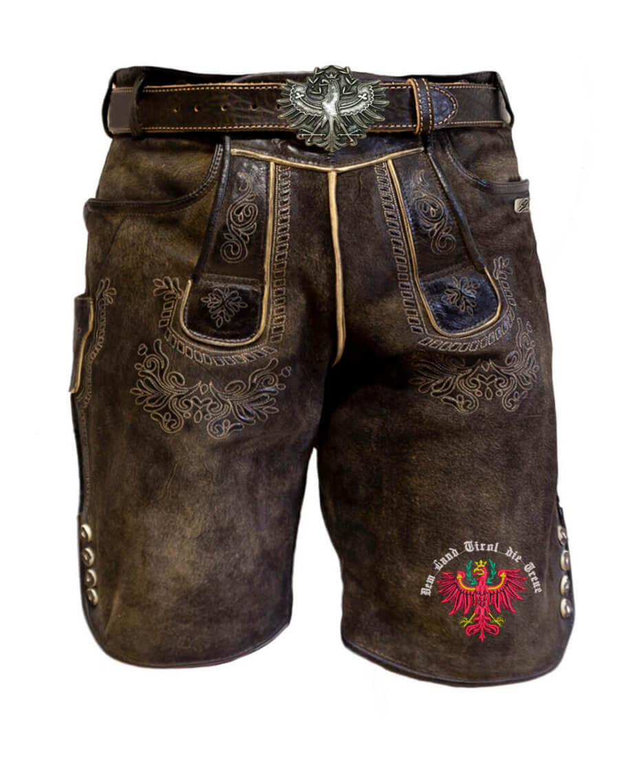 Lederhose "Nuss" Österreich & Bundesland Edition