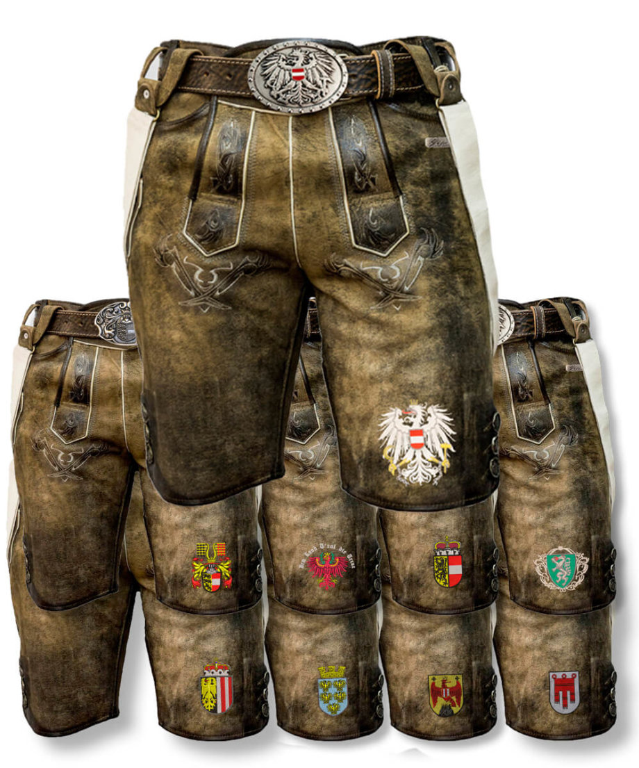 Lederhose "Urban" Österreich & Bundesland Edition