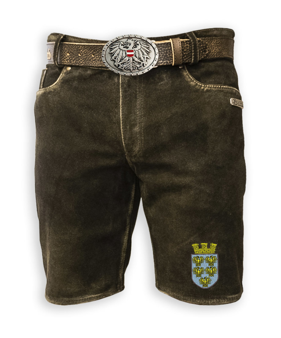 Lederhose "Waldmeister" Österreich & Bundesland Edition