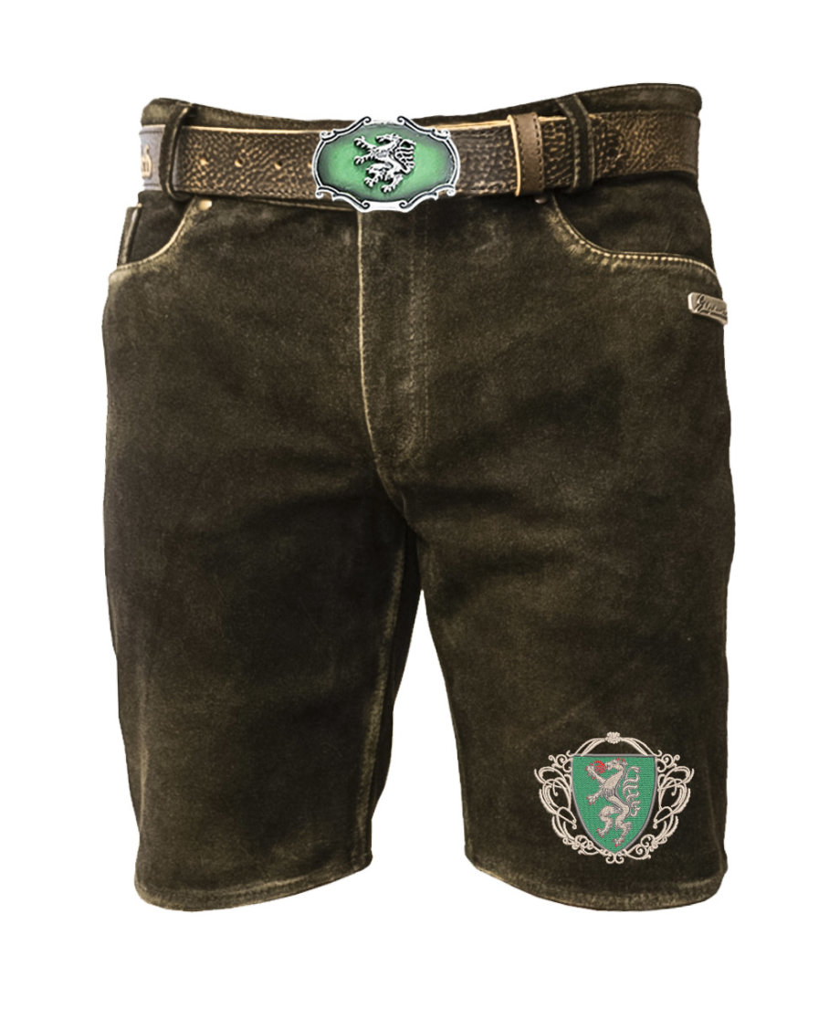 Lederhose "Waldmeister" Österreich & Bundesland Edition
