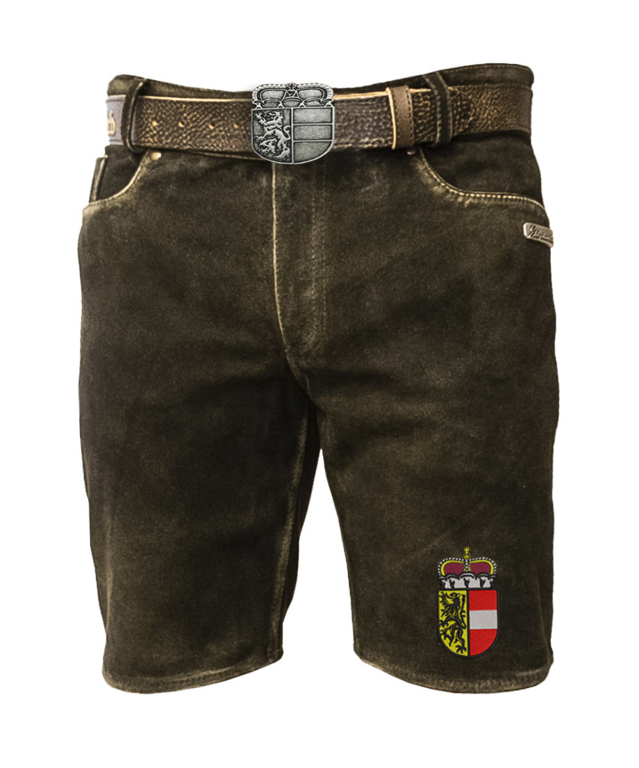 Lederhose "Waldmeister" Österreich & Bundesland Edition