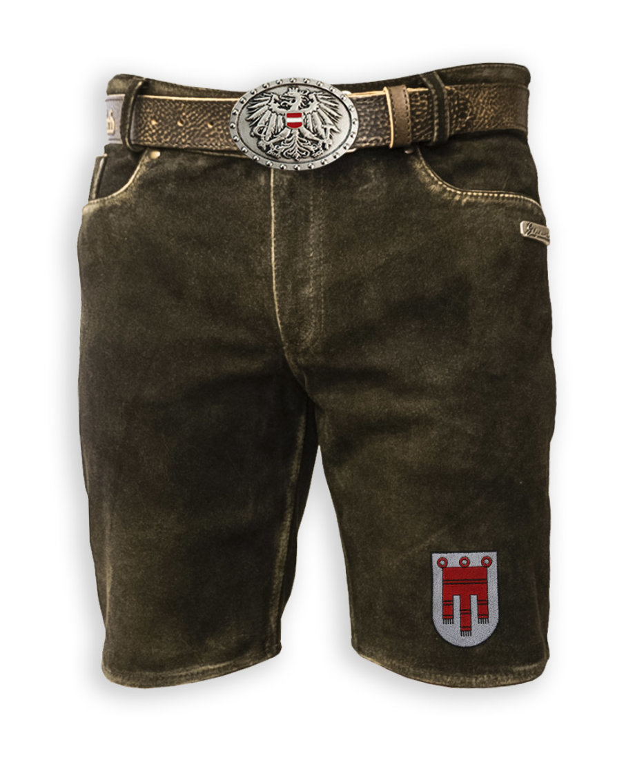 Lederhose "Waldmeister" Österreich & Bundesland Edition