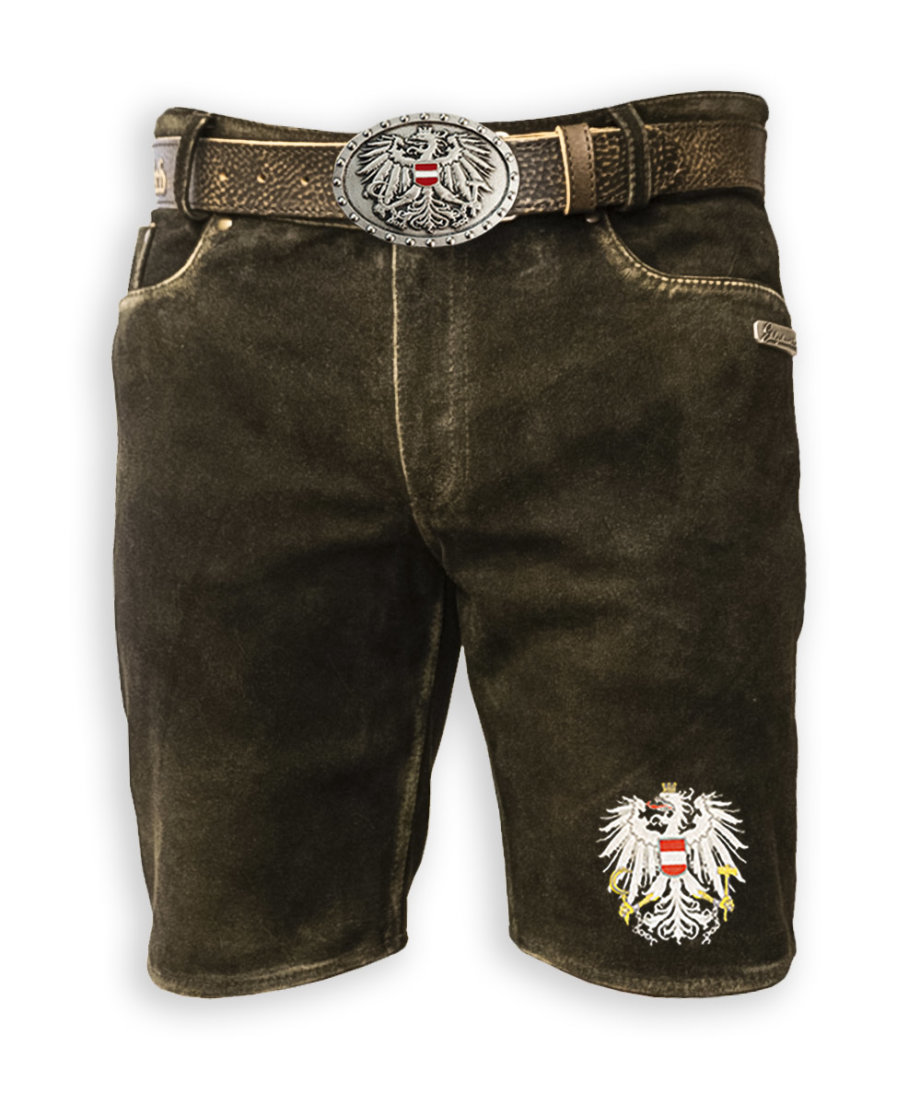 Lederhose "Waldmeister" Österreich & Bundesland Edition