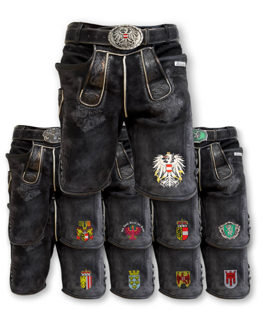 Lederhose "Mexs" Österreich & Bundesland Edition