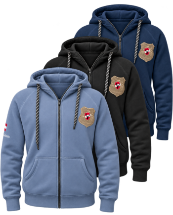 Edelschwortn Kapuzen Sweatjacke Herren