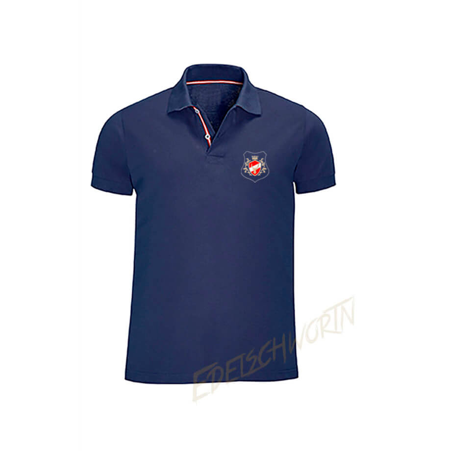 Edelschwortn Polo Shirt Herren Navy Österreich