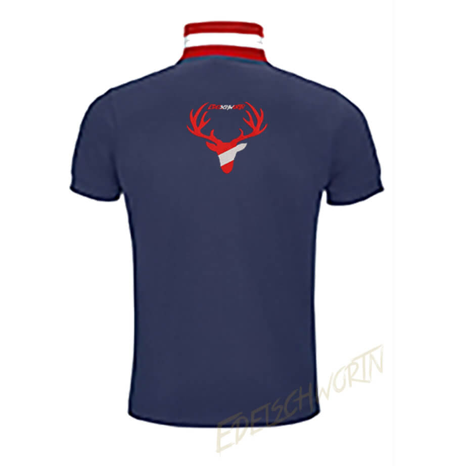 Edelschwortn Polo Shirt Herren Navy Österreich